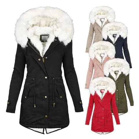 Aurora: Elegant Green Winter Coat