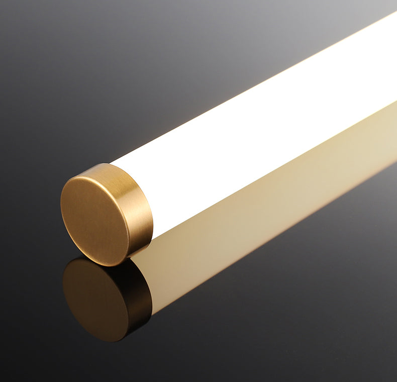 Veralyn - Elegante goldfarbene LED-Wandlampe in Stabform für das Schlafzimmer