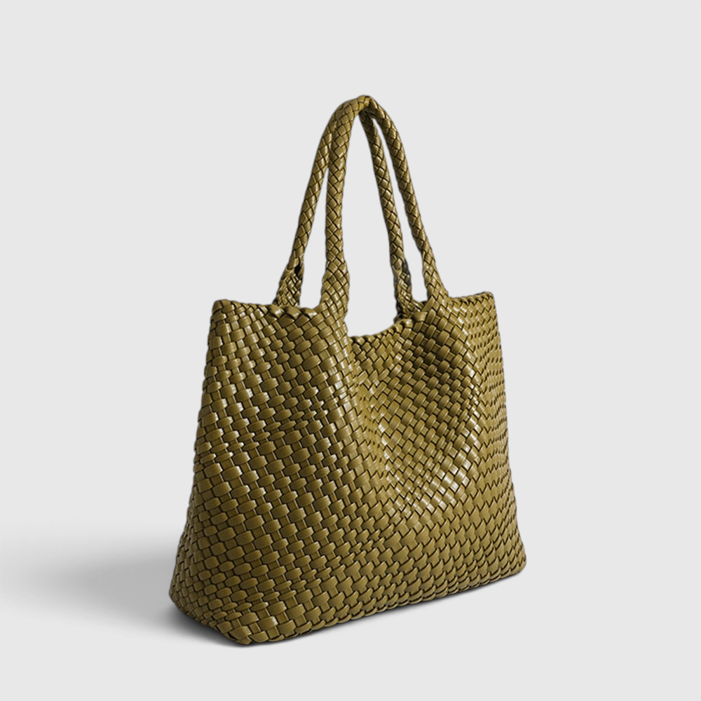 Geflochtene Tote Bag – Luxus-Handtasche mit geräumigem Design