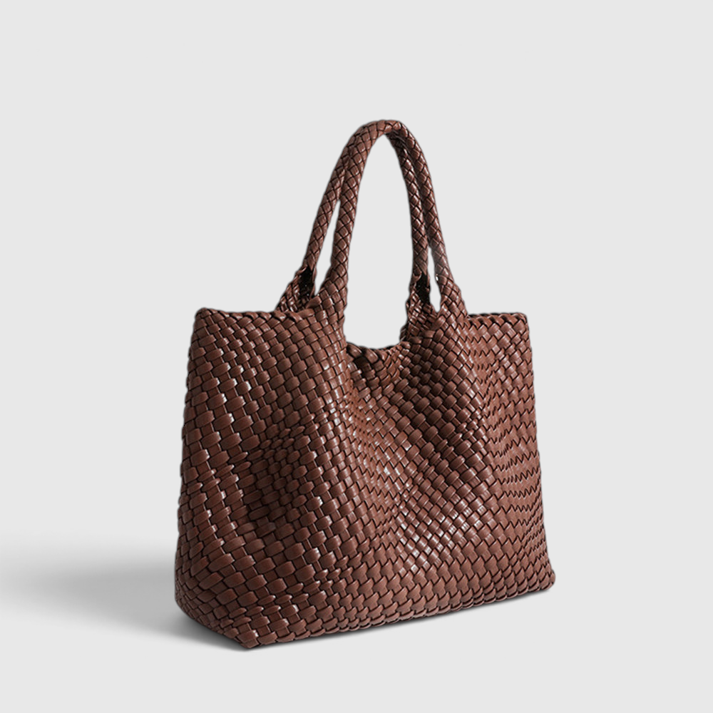 Geflochtene Tote Bag – Luxus-Handtasche mit geräumigem Design