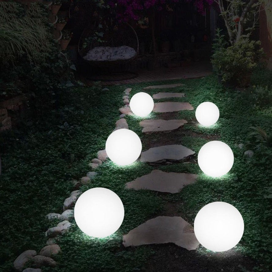 Sphärisches Solar-Gartenlicht mit 16 Farben, wetterbeständig und mit Fernbedienung