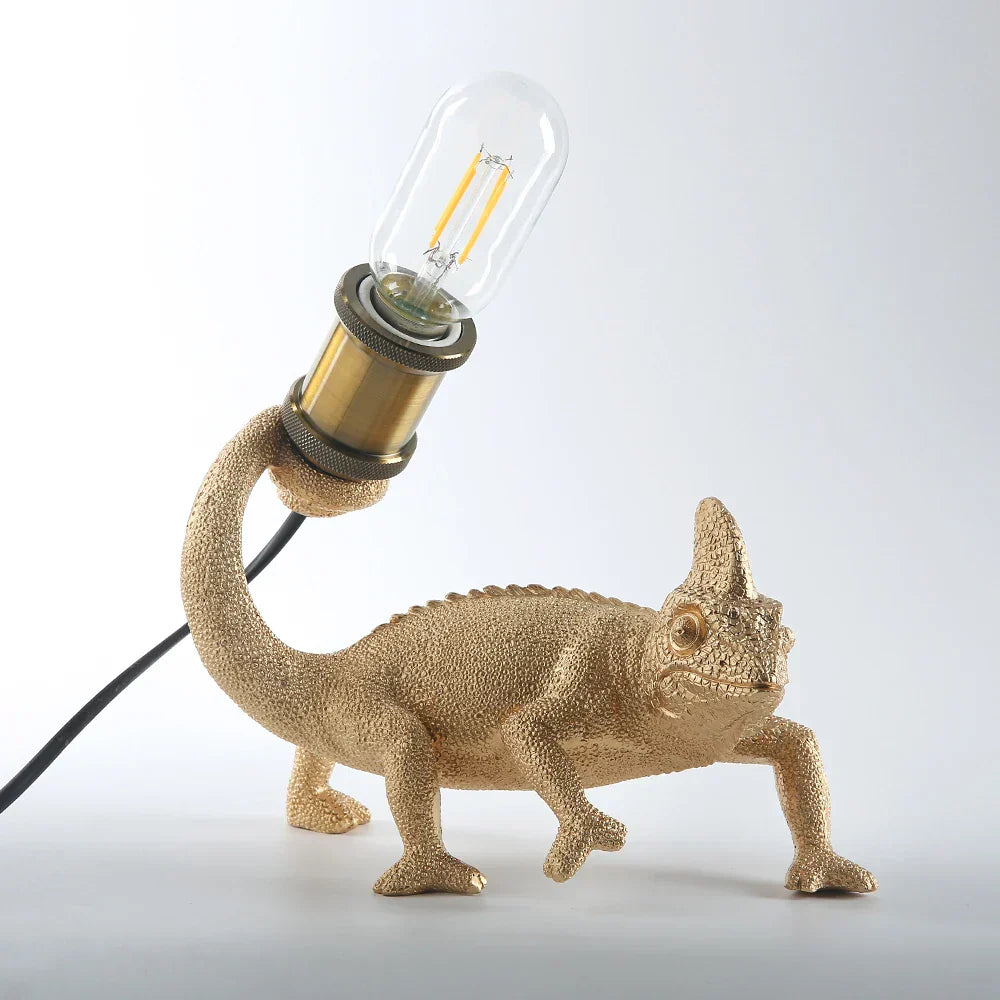 CamoGlow Chamäleon Tischlampe – Einzigartige und Originelle Beleuchtung