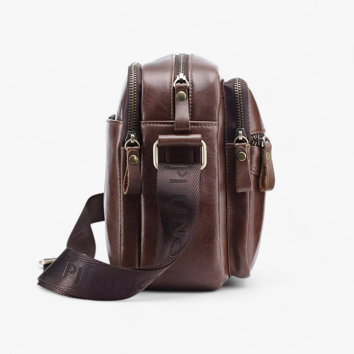 Herren Edle Premium Leder Alltagstasche