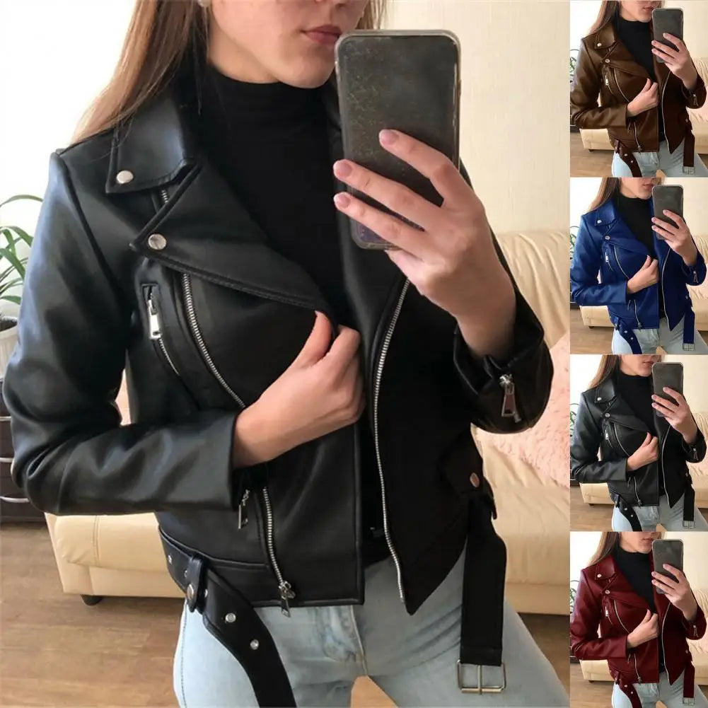 Tess – Elegante und Trendige Lederjacke für Modebewusste
