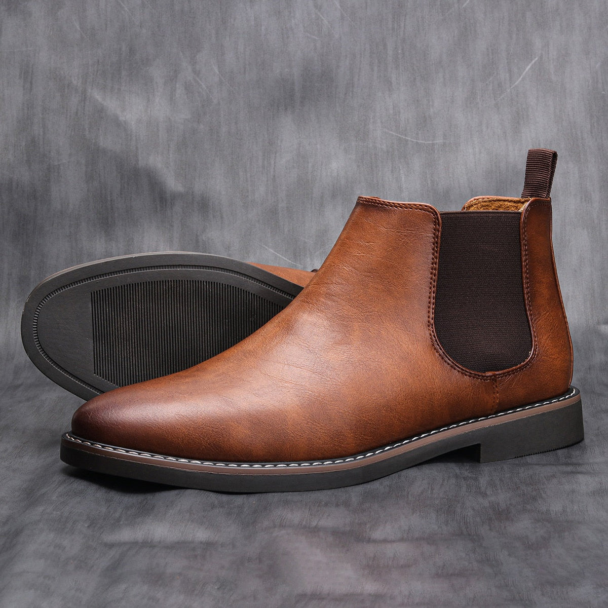 Herren Chelsea Boots mit Elastischen Seiteneinsätzen