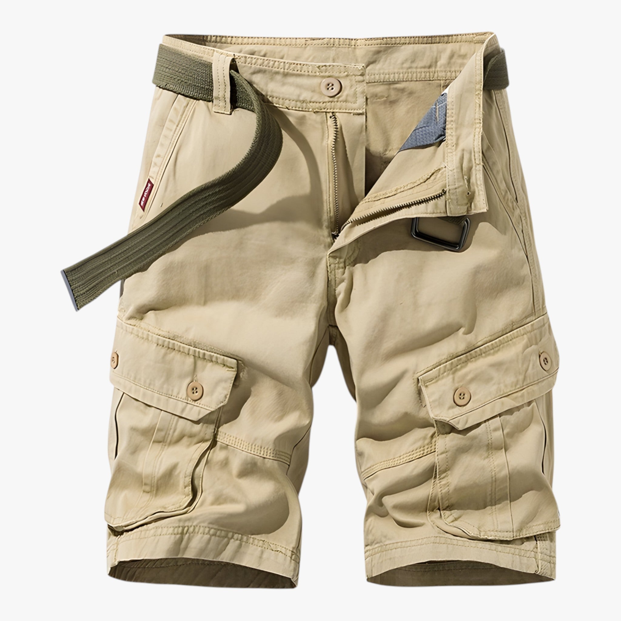 Herren Atmungsaktive Cargo Shorts Mit Taschen 0