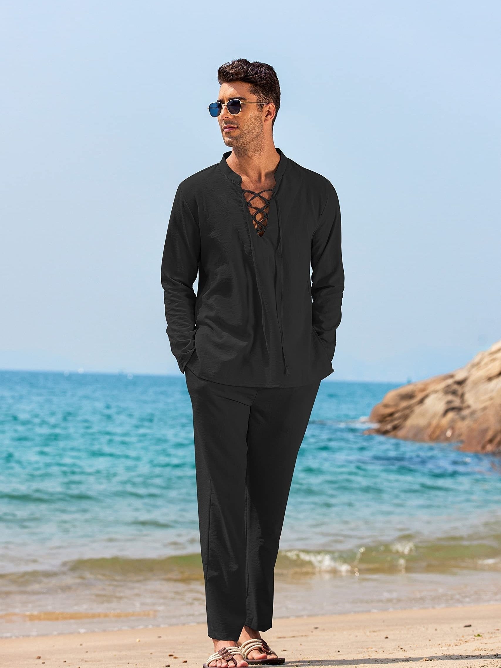 Herren Atmungsaktives Sommerliches Stoff-Set