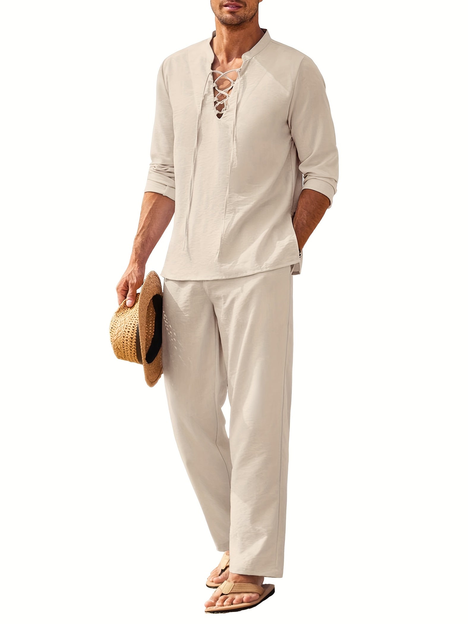 Herren Atmungsaktives Sommerliches Stoff-Set