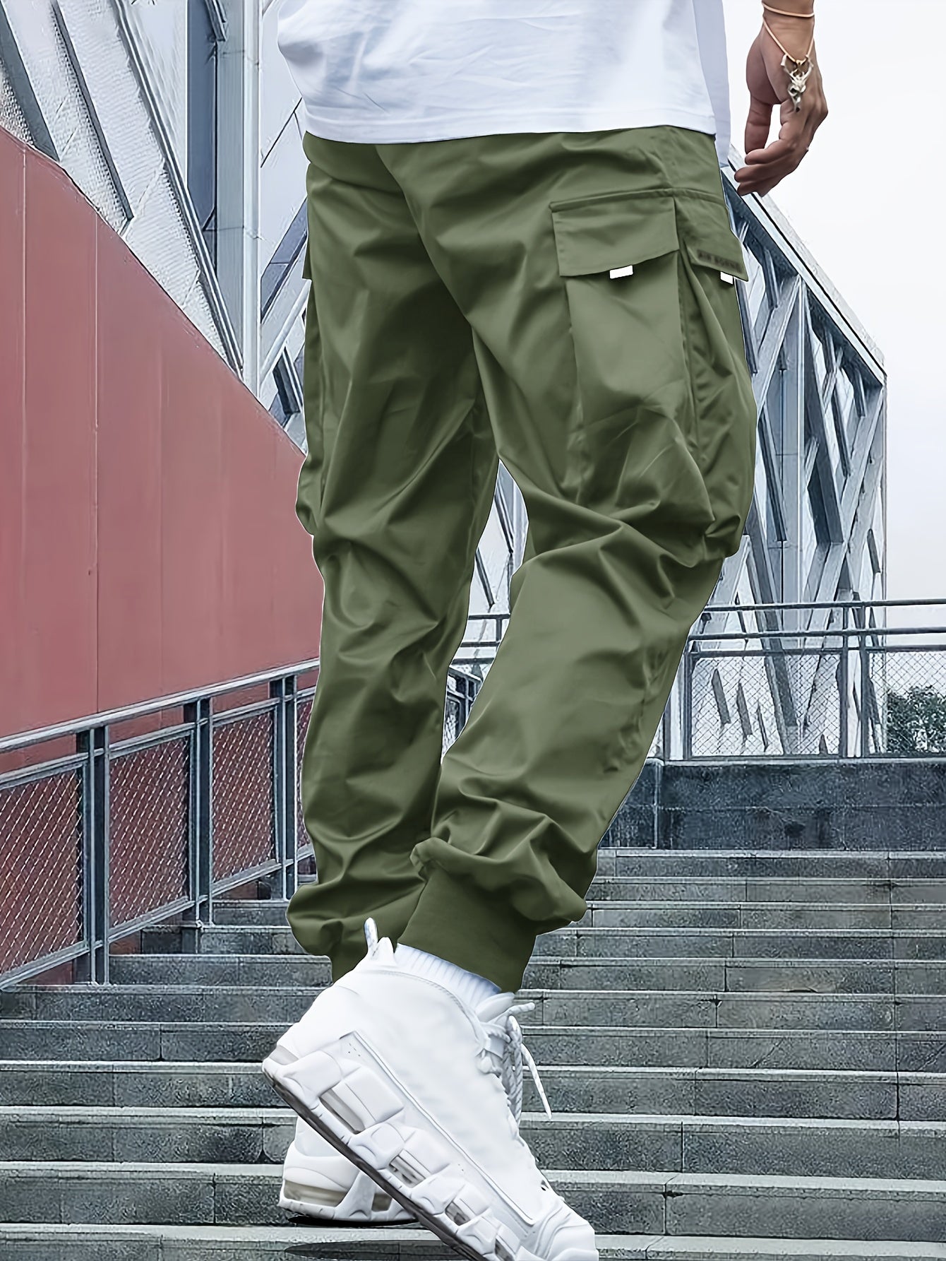 Herren Bequeme Cargo-Jogger-Hose