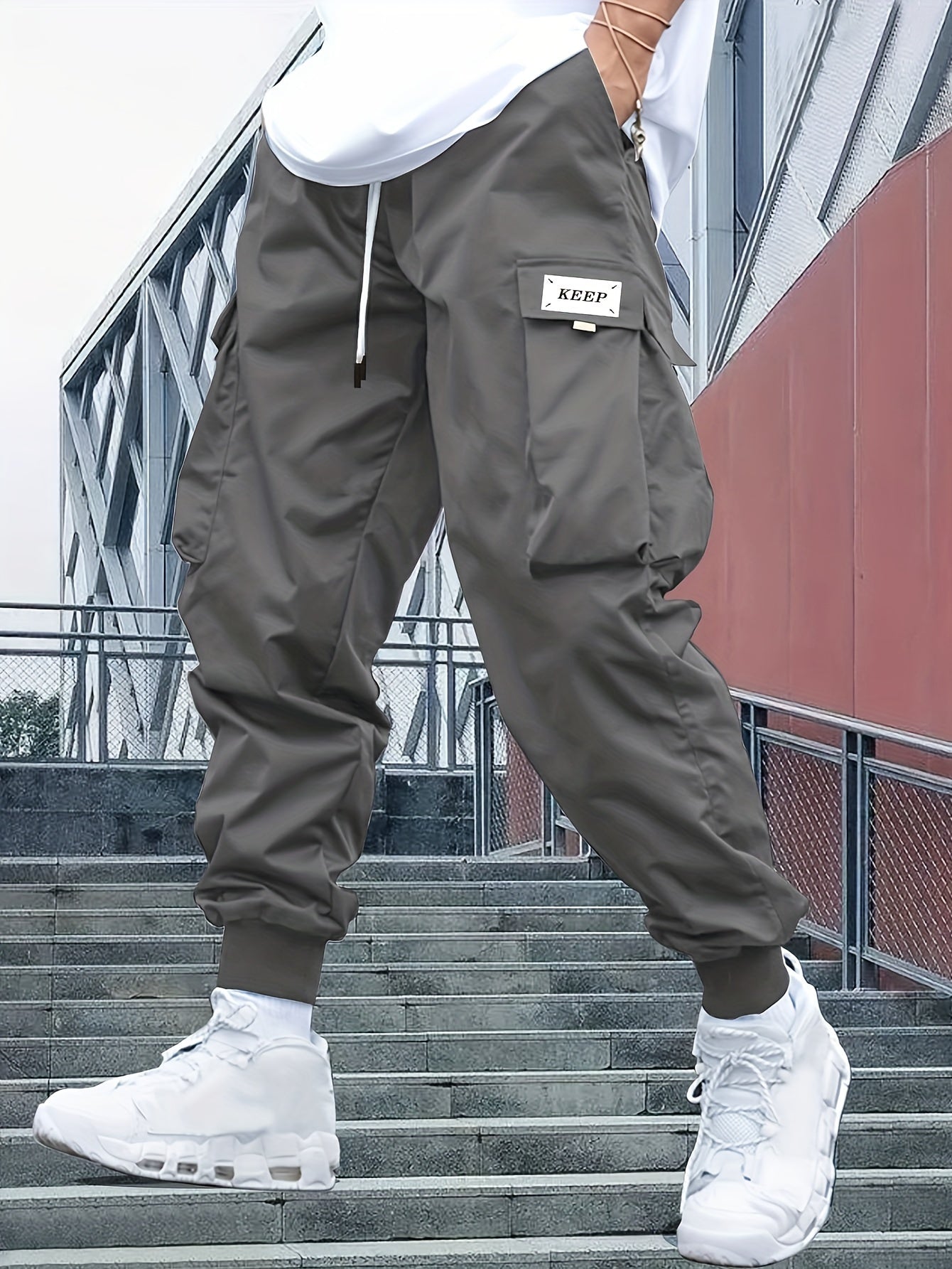 Herren Bequeme Cargo-Jogger-Hose