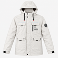 Herren Freizeitjacke mit Kapuze, Frontverschluss und Taschen