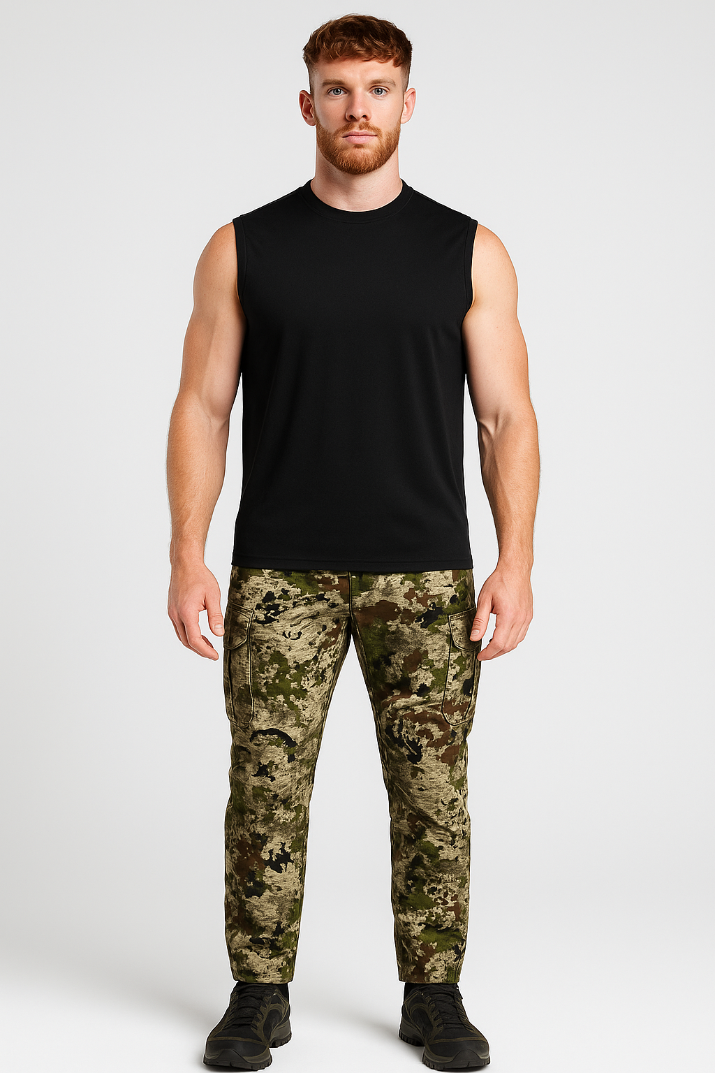 Herren Hochelastische Kamouflage Outdoor-Hose 1