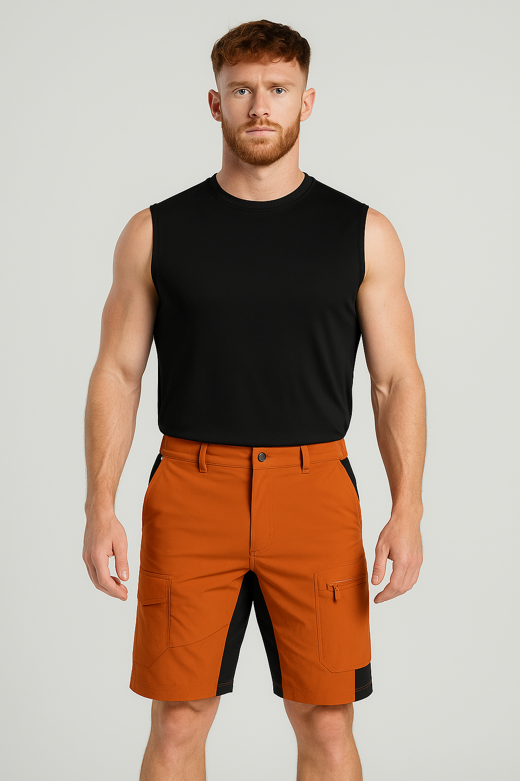 Herren Schnelltrocknende Cargo Shorts mit Taschen 1