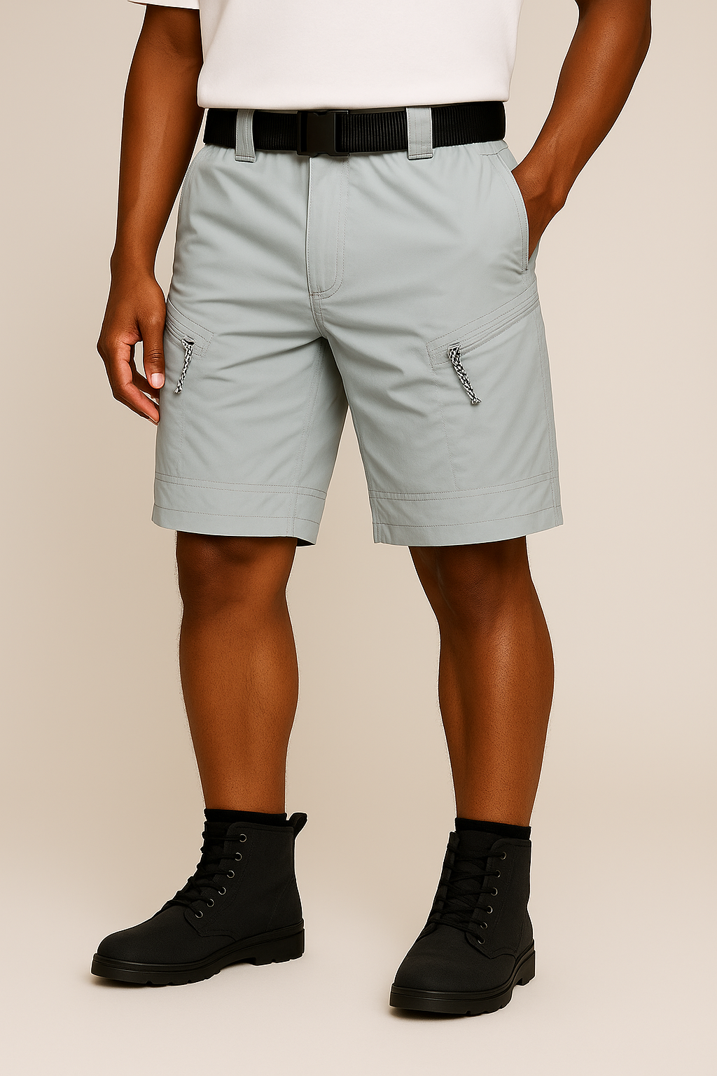 Herren Schnelltrocknende Outdoor-Hose mit Abnehmbaren Beinen 3