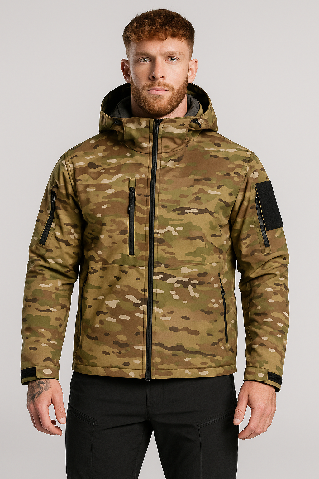Herren Taktische Kamouflagejacke Winddicht 1