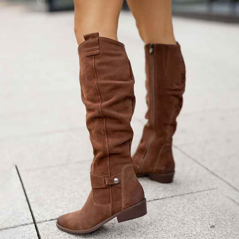 LINA – Bequeme und warme Wildleder-Stiefeletten für Damen