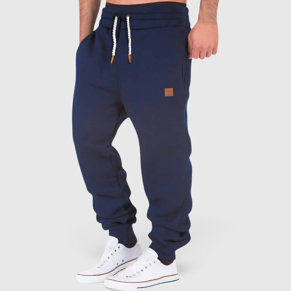 Herren Casual Marineblau Jogger - Alltags-Sweatpants