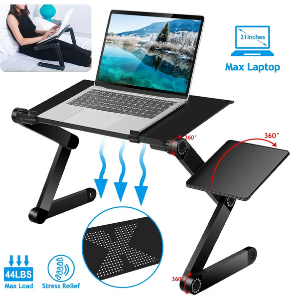 Höhenverstellbarer Laptopständer für Komfort
