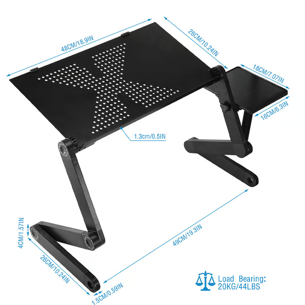 Höhenverstellbarer Laptopständer für Komfort