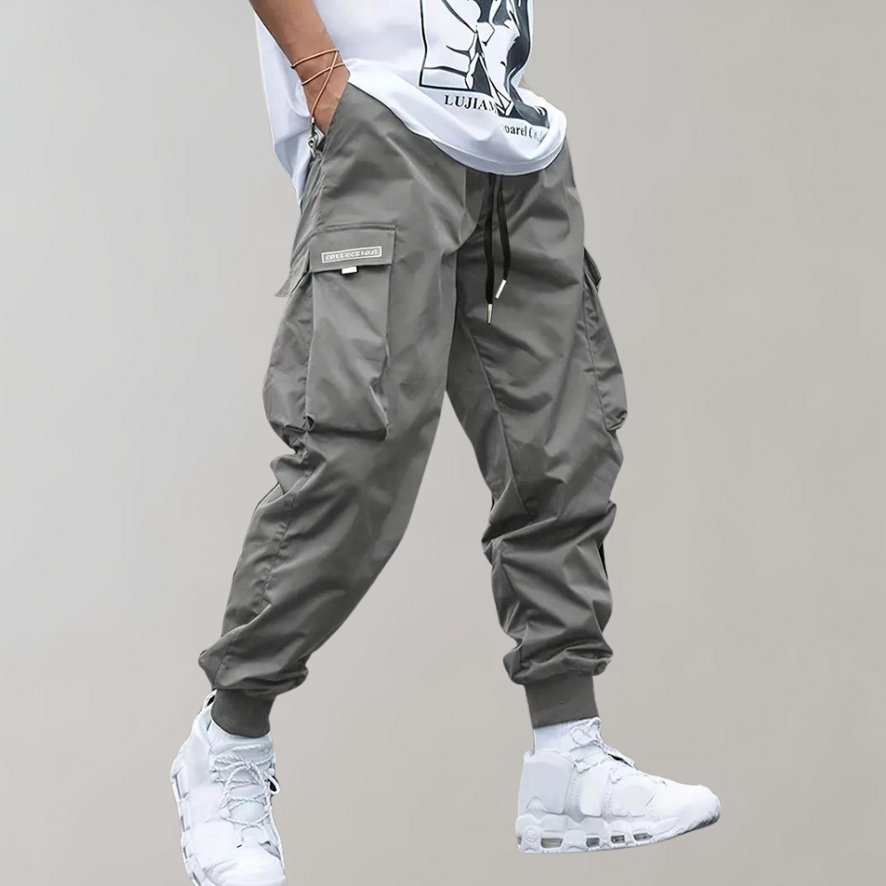Herren Cargo Jogginghose - Sweatpants mit lockerer Passform