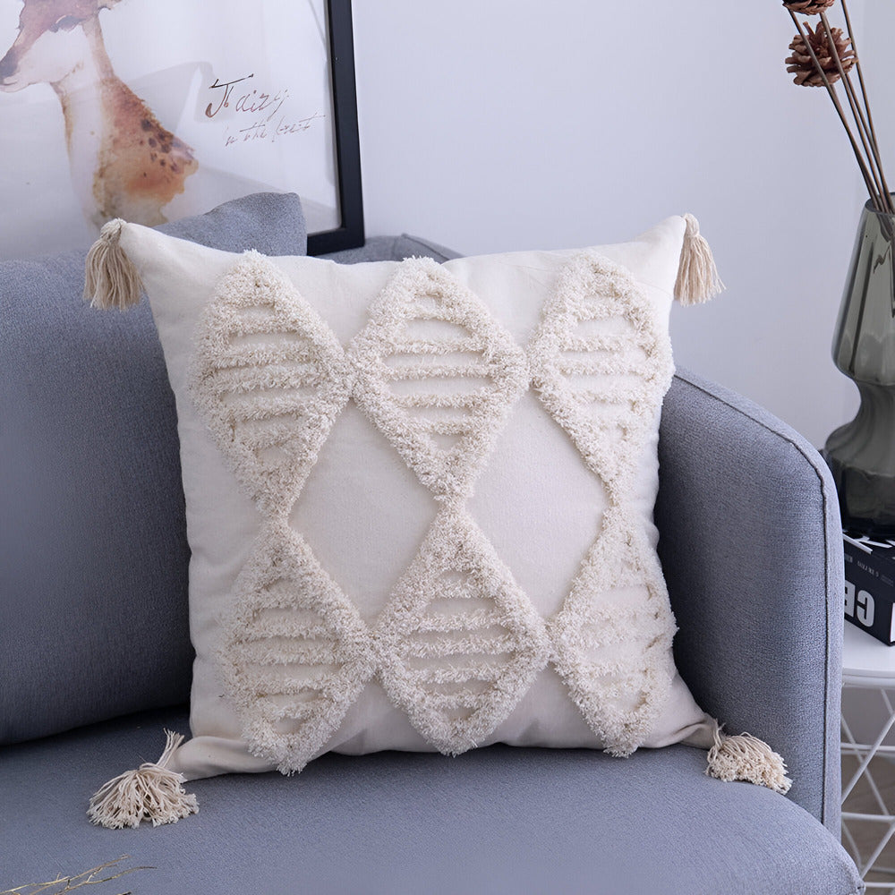 Sericae - Luxus Baumwoll-Kopfkissenbezug im Boho- und Ibiza-Stil für ein trendiges Interieur