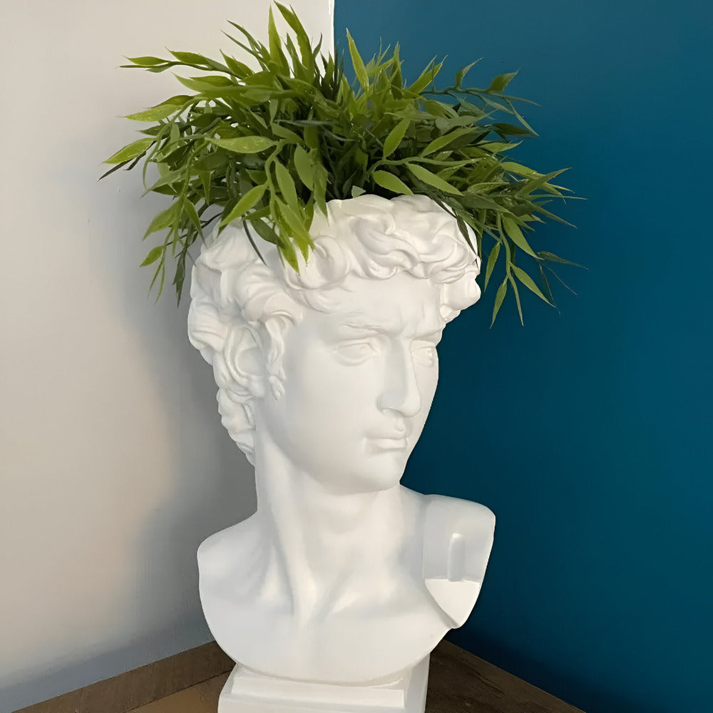 Orlunea - Schicke Vase mit griechischem Göttermotiv für eine künstlerische und elegante Raumdekoration