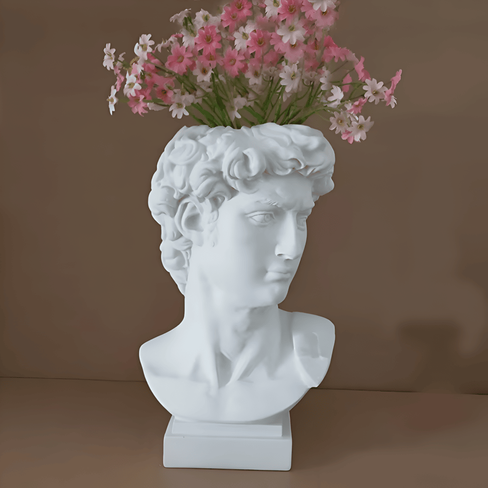 Orlunea - Schicke Vase mit griechischem Göttermotiv für eine künstlerische und elegante Raumdekoration