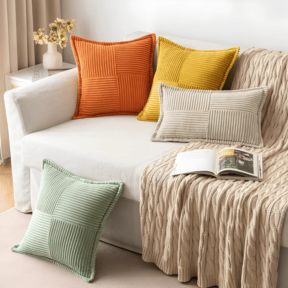 Ovidia - Luxuriöse Fleckenbeständige Glatte Kissenhülle für einen stilvollen und pflegeleichten Look