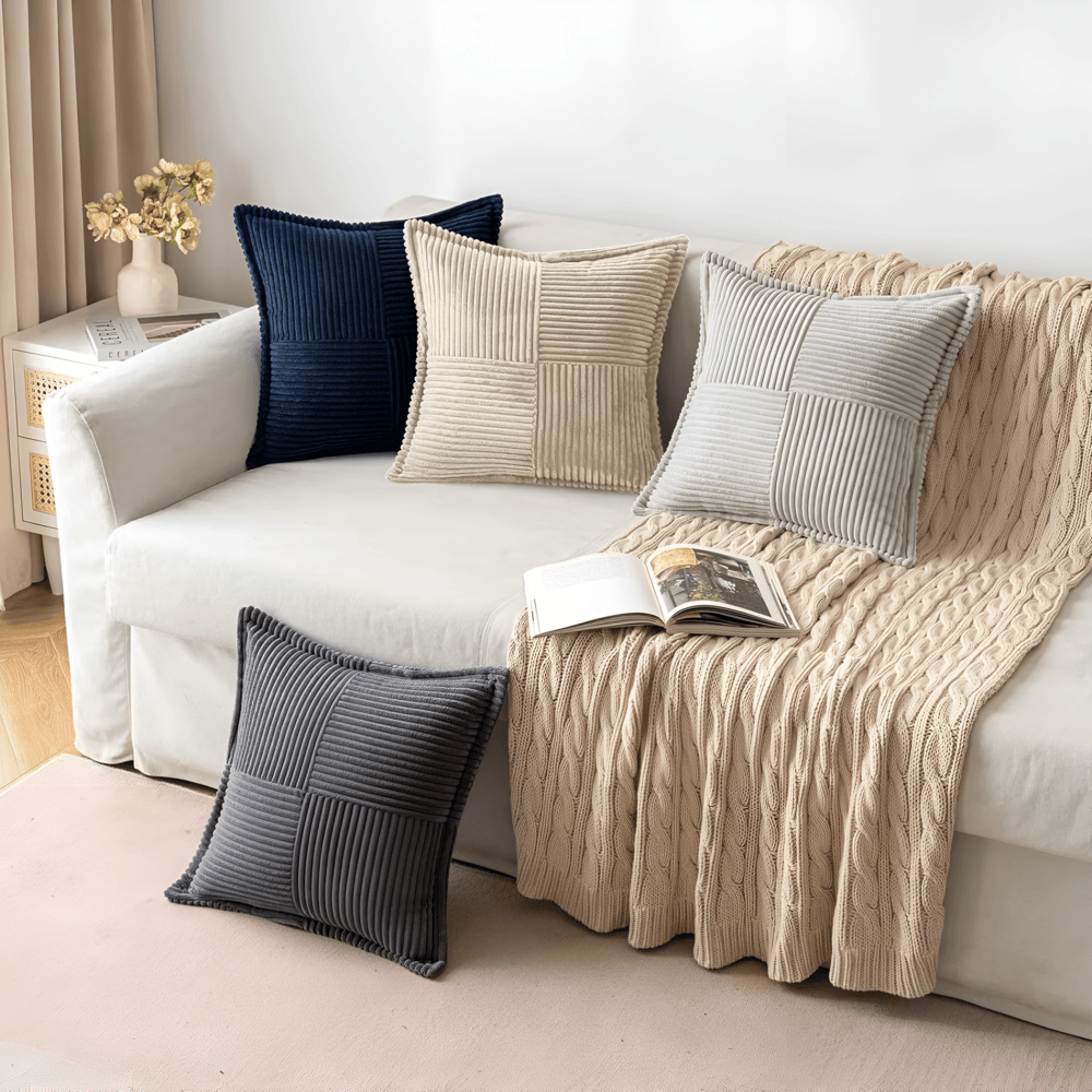 Ovidia - Luxuriöse Fleckenbeständige Glatte Kissenhülle für einen stilvollen und pflegeleichten Look