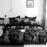 Velitra Luxe 3-teiliges Bettwäsche-Set mit elegantem Marmor-Design für ein stilvolles Schlafzimmer