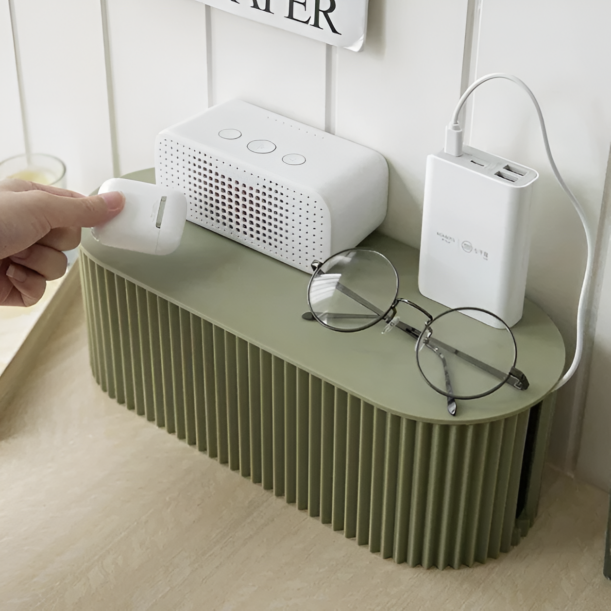 Caliane - Elegante Minimalistische Kabelbox im Charmanten Macaron-Design