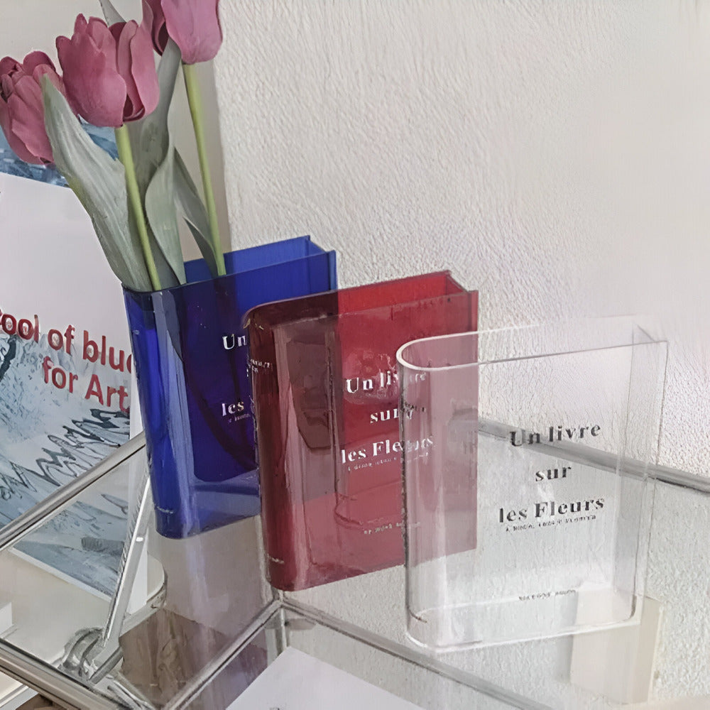 Elarith - Elegante moderne Plastikvase für stilvolle Raumdekoration