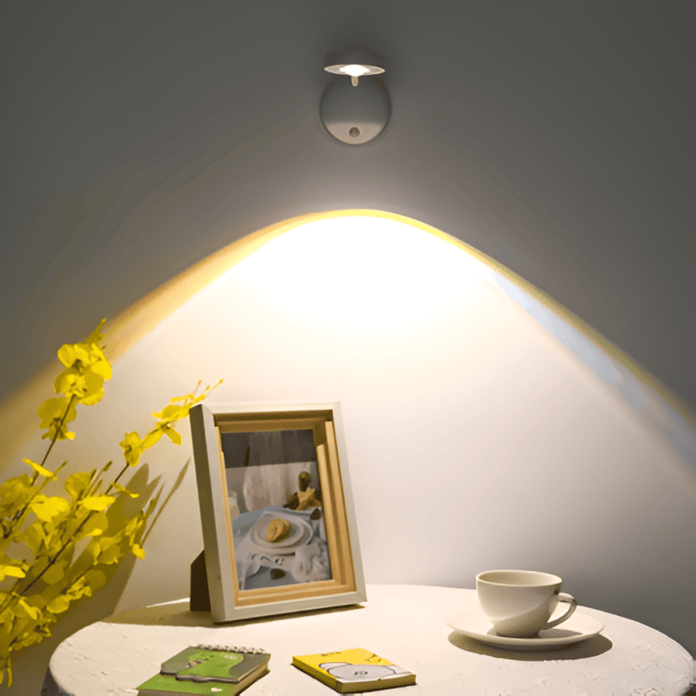 Valentia - Wasserdichte kabellose LED-Wandleuchte mit Bewegungsensor für Innen und Außen - inklusive Beleuchtung und Komfort