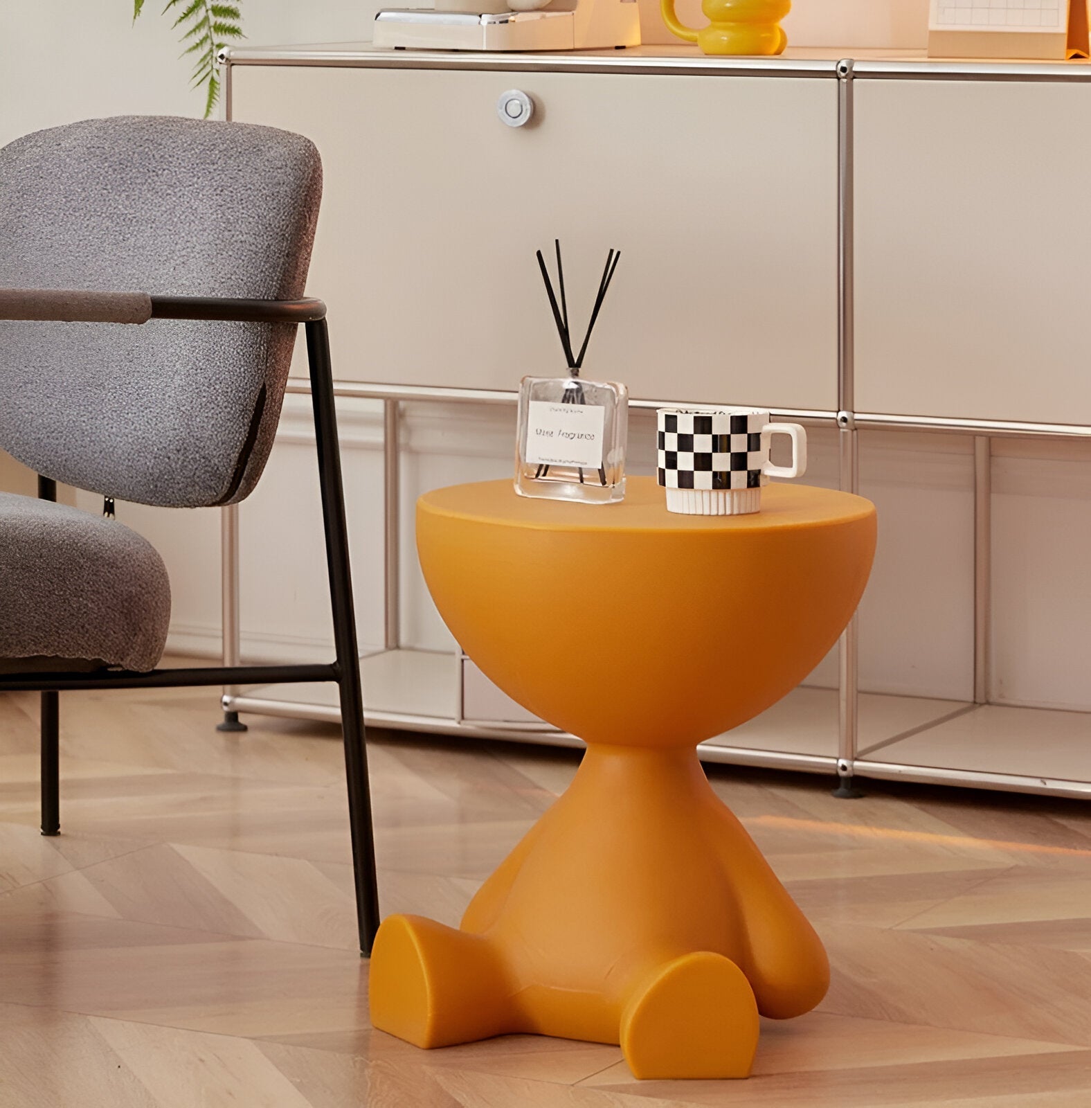 Ylix - Eleganter runder Couchtisch für stilvollen Wohnbereich