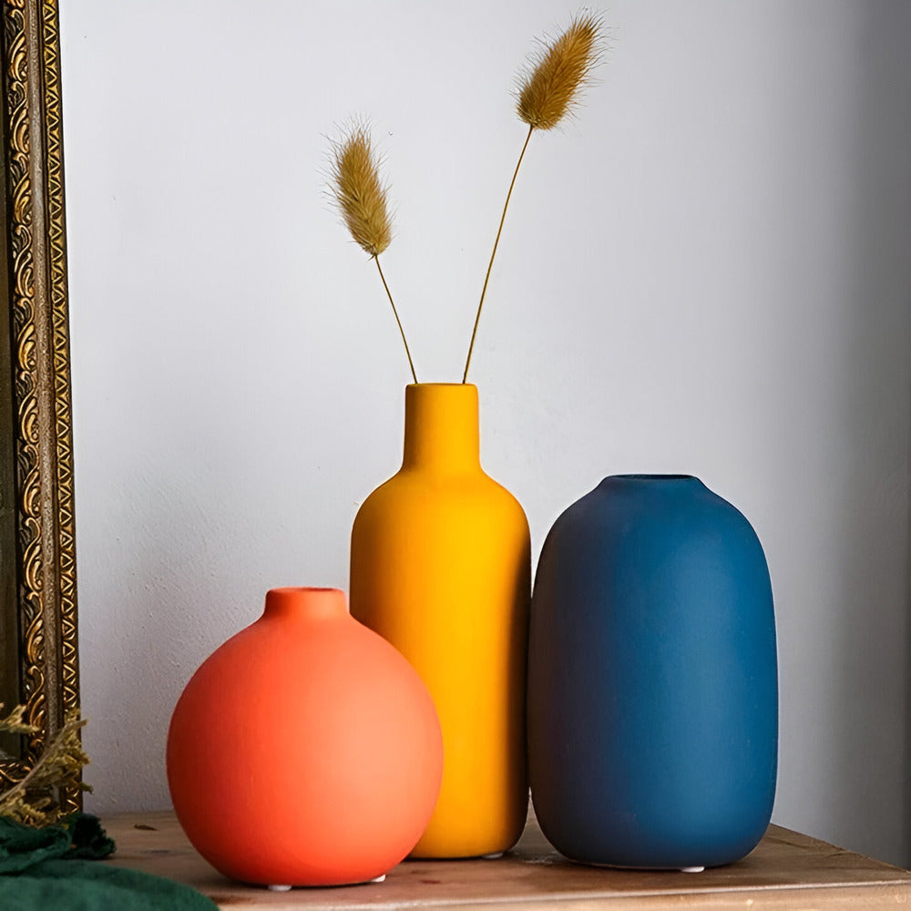 Astraelle - Elegante skandinavische Keramikvase im minimalistischen Stil
