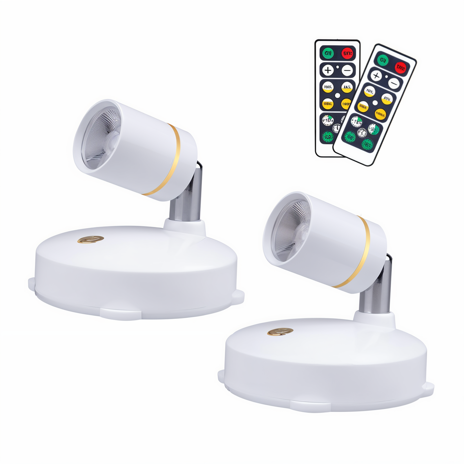 Velissa - Einstellbare Dimmbare Wireless LED-Spotlight mit Handbedienung für das ultimative Beleuchtungserlebnis