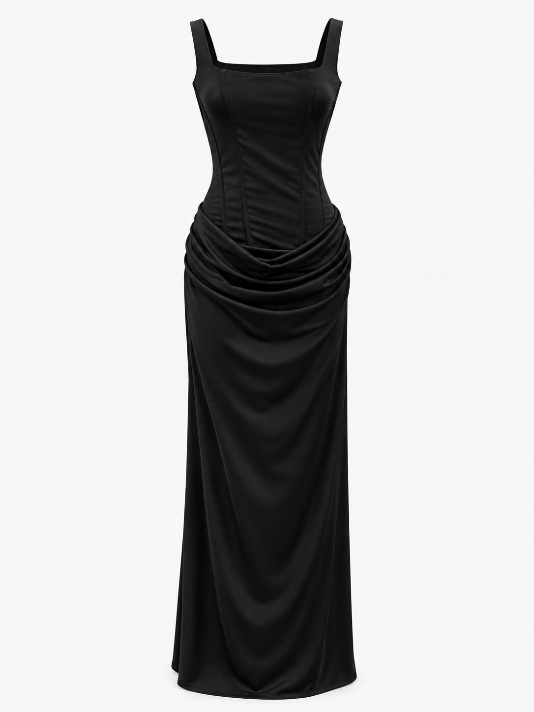Rochie maxi Hourglass - siluetă sculpturală, stil fără efort