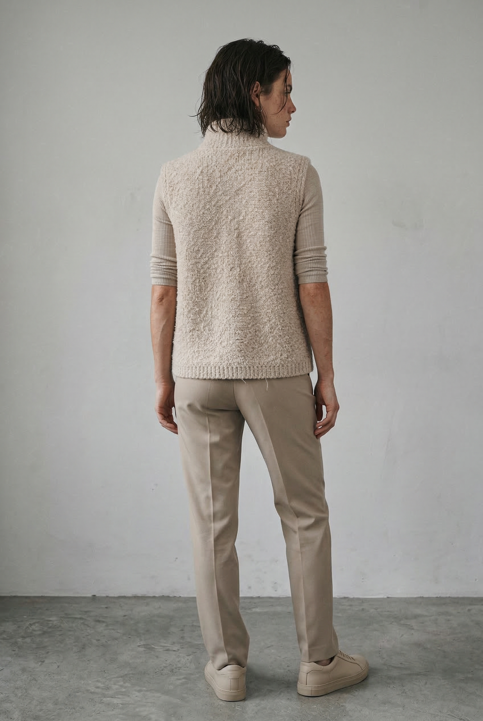 Schicke und elegante ärmellose Strickjacke Damen