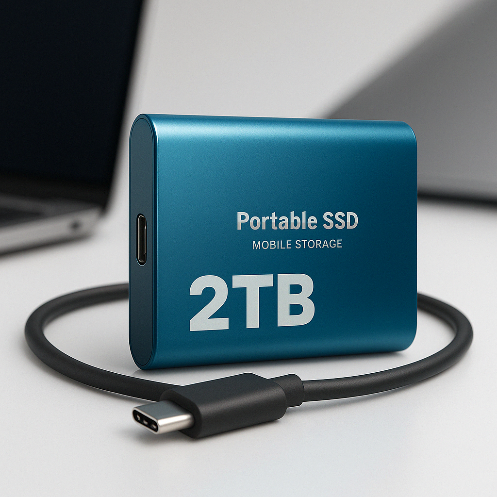 Hochleistungs-externe SSD | Schneller, zuverlässiger tragbarer Speicher