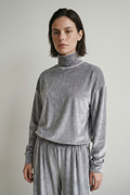 Samt-Rollkragen-Set für gemütlichen Casual-Look – Wärme und Stil