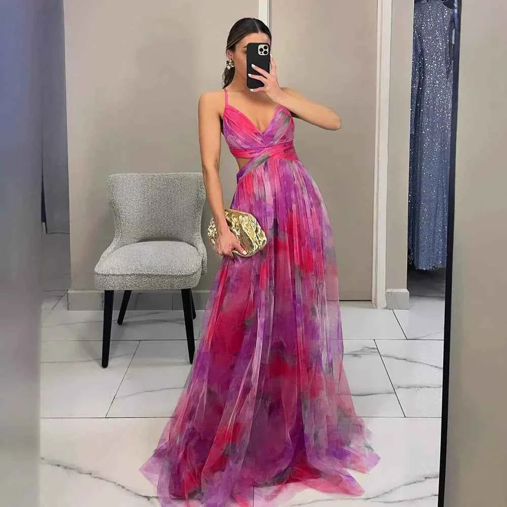 Ava: Elegantes Maxikleid für mühelosen Glamour