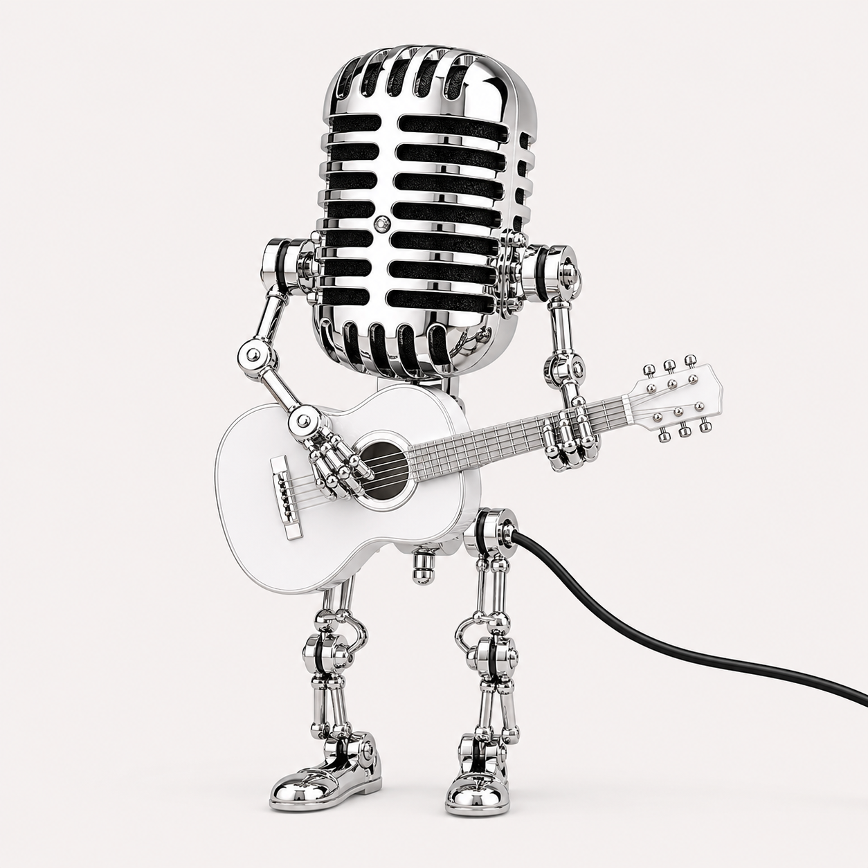 Innovativer Roboter-Tischlampe für modernes Tee-Feeling