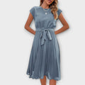 Abito plissettato casual da donna