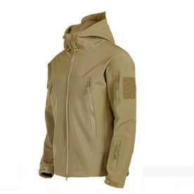 Herren Outdoor-Set - Gepolsterte Winterjacke mit Kapuze und Cargohose