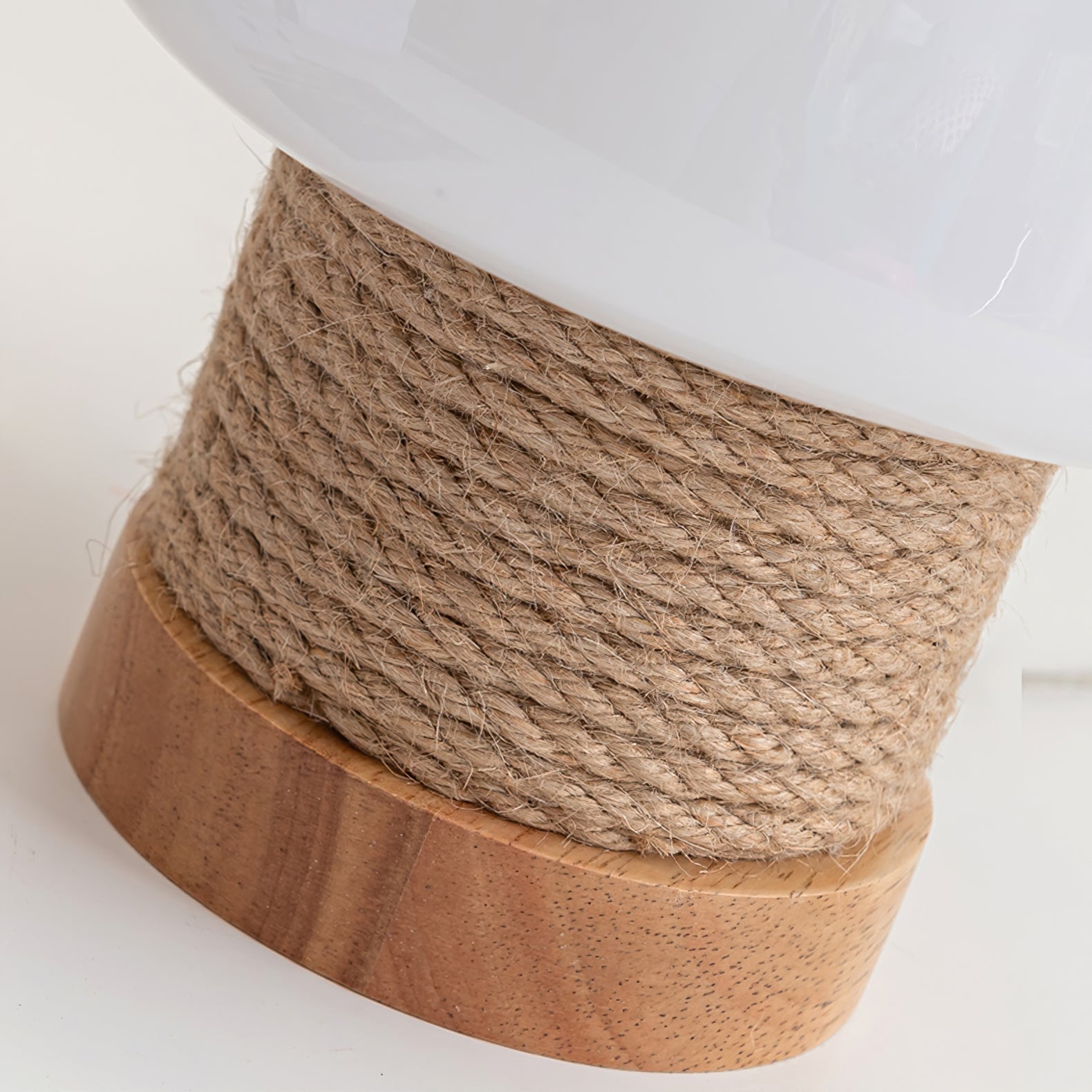 Valoria - Stilvolle moderne minimalistische LED-Tischlampe mit eleganter Holzbasis