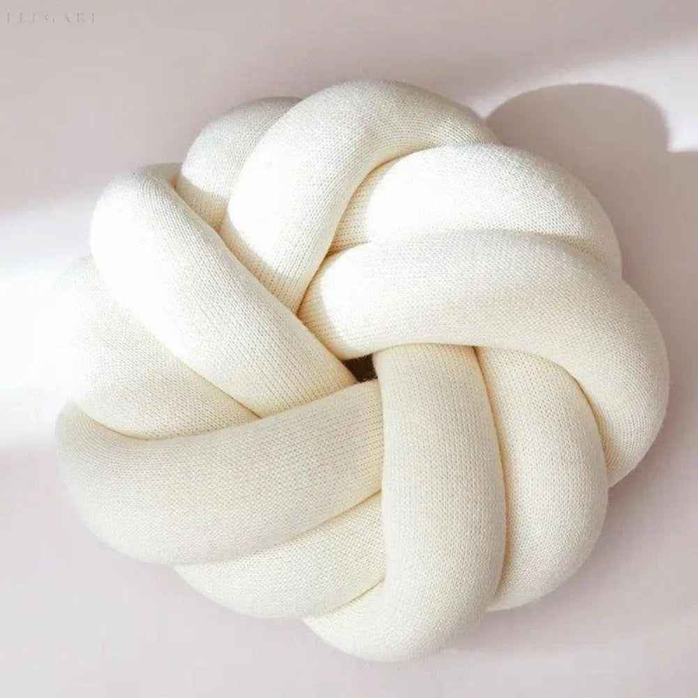 Knotella - Weiches und Bequemes Baumwoll-Knoten-Kissen für Gemütlichkeit