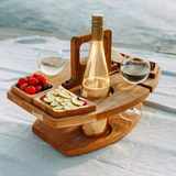 Kompakter Klappbarer Picknicktisch Holz
