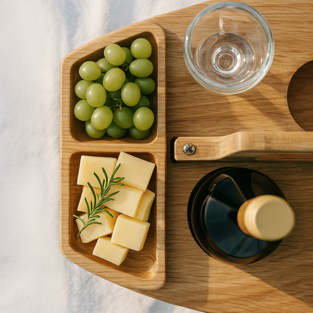 Kompakter Klappbarer Picknicktisch Holz