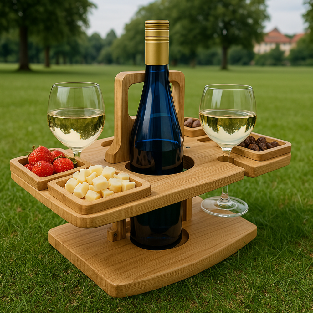 Kompakter Klappbarer Picknicktisch Holz
