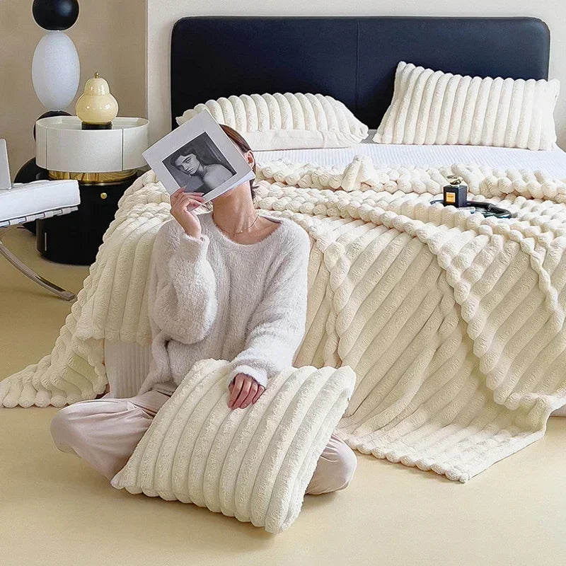 Kuscheldecke aus Plüsch für ultimativen Komfort